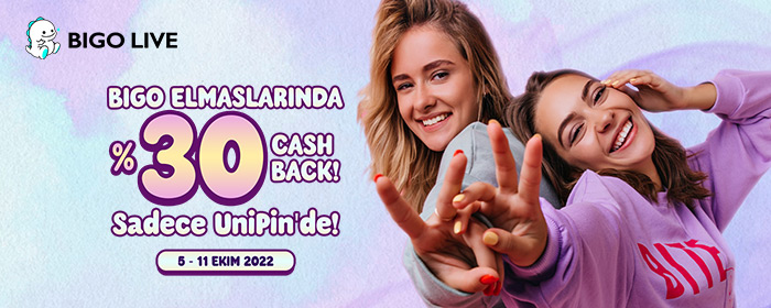 UniPin x Bigo Live Cashback & Extra Diamond